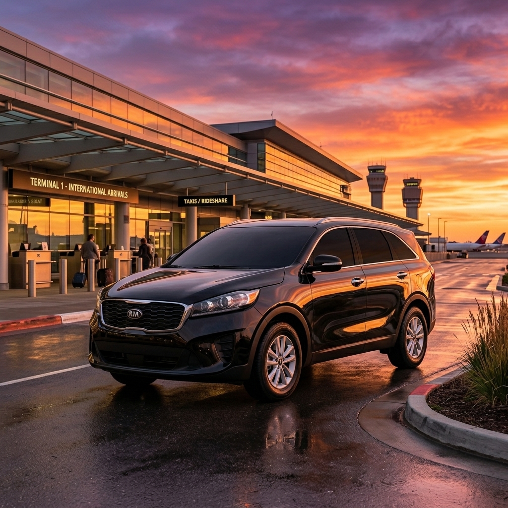 Kia Sorento 2019 en el aeropuerto